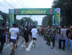 Bupati Asahan Lepas Peserta Fun Run HUT ke-78 TNI