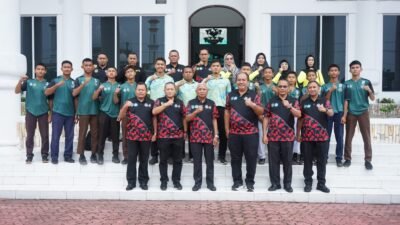 Tim Kesebelasan GSI Tingkat SMP Kabupaten Asahan Dilepas Bupati
