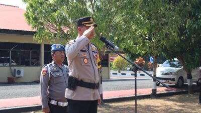 Pimpin Apel Pergeseran Pasukan, Wakapolres Wajo : Ini Adalah Bentuk Kesungguhan Polri