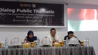 Bahas Peran Pers Dalam Pemilu 2024, Bawaslu Wajo Gelar Diskusi Public
