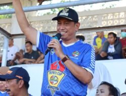 Turnamen Sepak Bola Bupati Cup 2023 , Amran Mahmud : Momentum Lahirkan Prestasi Persepakbolaan