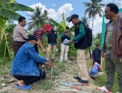 Puluhan Personel Polres Wajo Amankan Eksekusi Lahan Persawahan di Lompo Pattolo