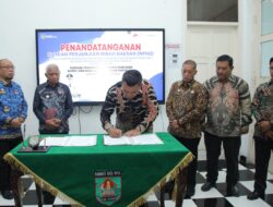 Penandatanganan NPHD Antara Pemerintah Daerah Kabupaten Asahan dengan KPU