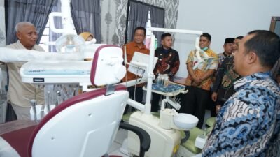 Bupati Asahan Serahkan Bantuan Alat Kesehatan Di UPTD Pulau Rakyat
