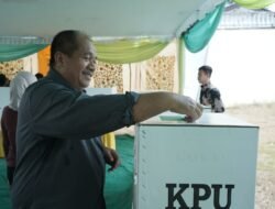 Wakil Bupati Asahan Lakukan Pencoblosan Dalam Pemilu 2024