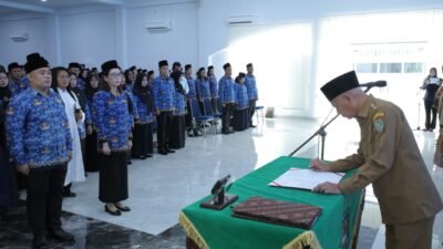 Bupati Surya Ambil Sumpah/Janji dan Pelantikan PPPK di Lingkungan Pemerintah Kabupaten Asahan