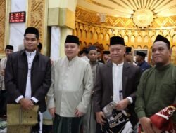 Bersama Forkopimda, Pj Bupati Wajo Shalat Idul Fitri di Masjid Ummul Qura Sengkang