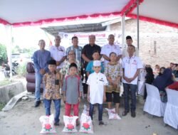 Wabup Taufik Hadiri Bhakti Sosial Dan Halal Bihalal DPD IWO Indonesia Asahan
