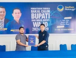 Mantan Bupati dan Wakil Bupati Wajo Daftar di Partai Nasdem