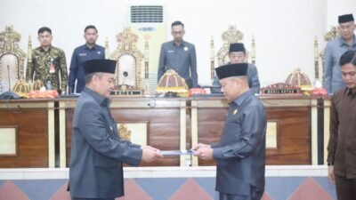 Gelar Rapat Paripurna LKPJ 2023, DPRD Wajo Apresiasi Kinerja Bupati