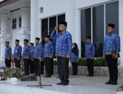 Sekda Kabupaten Asahan Pimpin Upacara HARKITNAS