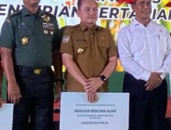 Pj.Bupati Wajo Terima Bantuan Dari Mentan Andi Amran Sulaiman