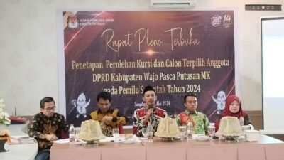 KPU Tetapkan 40 Calon Terpilih Anggota DPRD Wajo, Taqwa Gaffar Peraih Suara Terbanyak