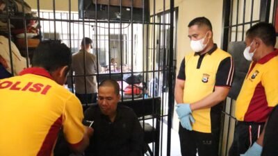 Kapolres Wajo Cek Ruangan dan Kesehatan Tahanan