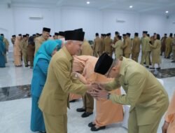 Bupati Surya Lantik 6 Pejabat Pimpinan Tinggi Pratama Di Lingkungan Pemkab Asahan