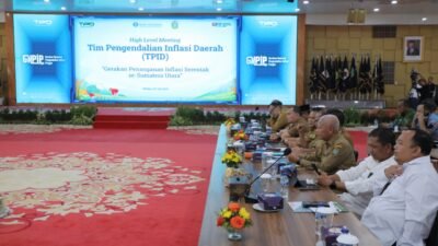 Bupati Asahan Ikuti Launching Gerakan Penanganan Inflasi Serentak se-Sumut