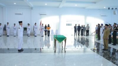 Bupati Surya Kukuhkan Paskibraka Kabupaten Asahan