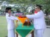 Upacara Penurunan Bendera Merah Putih di Kabupaten Asahan