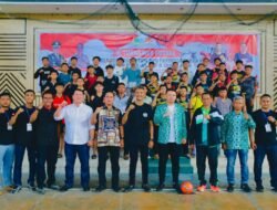 Buka Turnamen Futsal Tingkat Pelajar, Ketua DPC PAPDESI Asahan Kerjasama Dengan Dandim 0208/AS