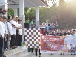 Pecahkan Rekor MURI, Pemkab Wajo Laksanakan Gerak Jalan Santai