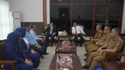 Kunjungan Pimpinan PT BANK SUMUT Cabang Kisaran di Ruang Kerja Pjs Bupati Asahan