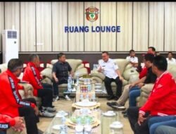 Cek Kesiapan Venue, Pj Bupati Wajo Terima Kunjungan Pengurus KONI Sulsel