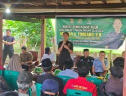 Amshar A Timbang Serap Aspirasi, infrastruktur Jadi Sorotan Utama dalam Reses di Kelurahan Cina