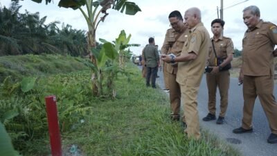 Bupati Asahan Tinjau Lahan Lokasi Rencana Pembangunan Lapas