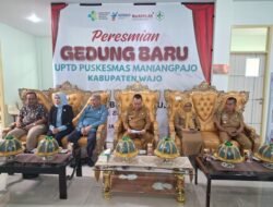 Ketua DPRD Wajo Hadiri Peresmian Gedung Baru Puskesmas Maniangpajo