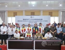 Bupati Asahan dan Wakil Bupati Asahan Ikuti Rakor Bidang Pangan Provinsi Sumatera Utara