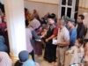 700 Anak Yatim dan Dhuafa di Wajo Terima Bantuan dari Masjid At-taubah Sengkang