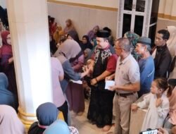700 Anak Yatim dan Dhuafa di Wajo Terima Bantuan dari Masjid At-taubah Sengkang