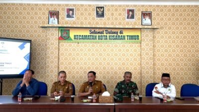 Pemkab Asahan Melalui Camat Kota Kisaran Timur Laksanakan RAKORPEM Bulan Februari 2025