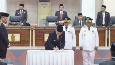 DPRD Gelar Rapat Paripurna Penyampaian Pidato Bupati Wajo 2025-2030
