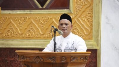 Wakil Bupati Wajo Hadiri Malam Nuzulul Qur’an di Masjid Agung Ummul Qur’a Sengkang