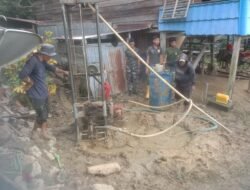 Kodim 1406/Wajo Laksanakan Penggalian Sumur Bor Sedalam 30 Meter di TMMD ke-124