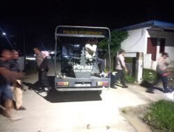 Polsek Pitumpanua Gelar Operasi Pekat, Datangi Kos-kosan dan Berikan Himbauan Kamtibmas