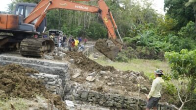 Pekerjaan Fisik TMMD ke-124 Kodim 1406/Wajo Capai Kemajuan Signifikan di Hari ke-11