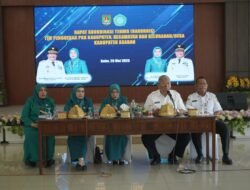 Sekretaris Daerah Kabupaten Asahan Buka Rakornis PKK