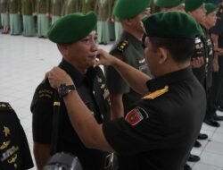 Serah Terima Jabatan Komandan Kodim dan Kasiter Kasrem Jajaran Korem 141/Toddopuli Berlangsung Khidmat di Toraja Utara