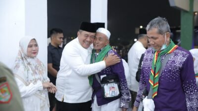 Pemkab Asahan Sambut Kedatangan Jamaah Haji dengan Penuh Haru