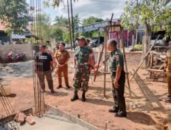 Dandim 1406 Wajo Pantau Pembangunan Rumah Jabatan Koramil Belawa