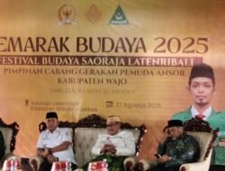 Dihadiri Anggota DPR RI, GP Ansor Wajo Gelar Semarak Budaya 2025