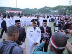 Pimpin Upacara Penurunan Bendera HUT ke-80 RI, Wabup Asahan Katakan Ini