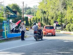Sat Lantas Polres Wajo Terapkan Pengaturan Lalu Lintas di Titik-Titik Strategis, Jamin Keamanan Pagi Hari