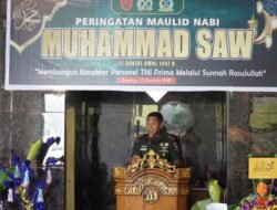 Kodim 1406/Wajo Gelar Peringatan Maulid Nabi Muhammad SAW, Dandim Ajak Personel Teladani Akhlak Rasulullah