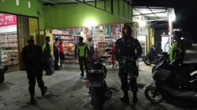 Koramil 1406-08/Sabbangparu Bersama PPM dan FKPPI Gelar Patroli Cipta Kondisi di Wilayah Wajo