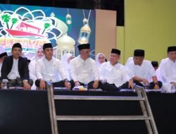 Dandim 1406/Wajo dan Ketua Persit Hadiri “Wajo Bersalawat” pada Pembukaan Festival Danau Tempe 2025