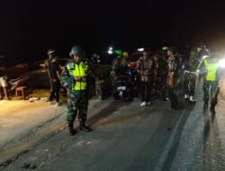 Jaga Kondusifitas Wilayah, Koramil 1406-10/Pitumpanua Gelar Patroli Bersama FKPPI, PPM, dan Tokoh Masyarakat