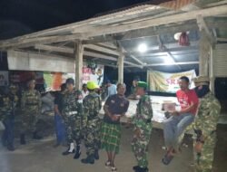 Wujudkan Situasi Aman, Koramil 1406-03/Maniangpajo Gelar Patroli Cipta Kondisi Bersama Komponen Pendukung